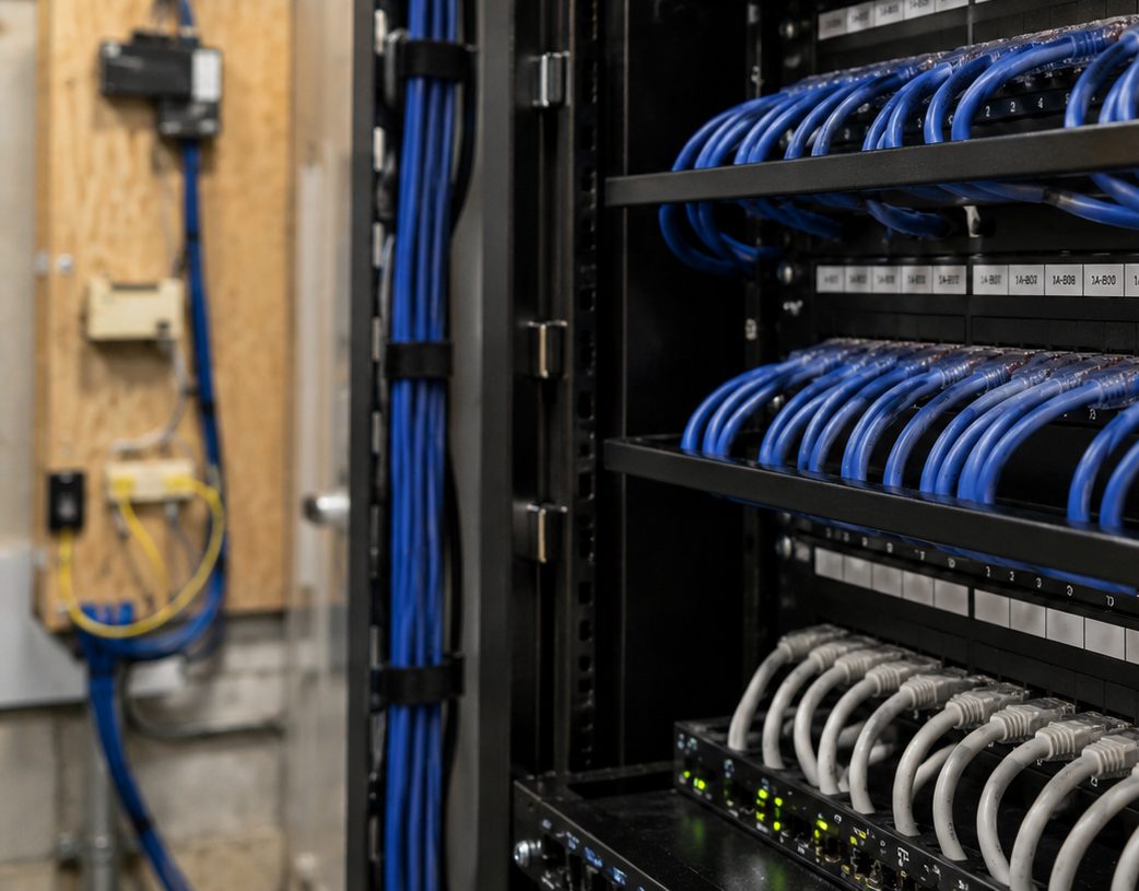 Structured low-voltage wiring